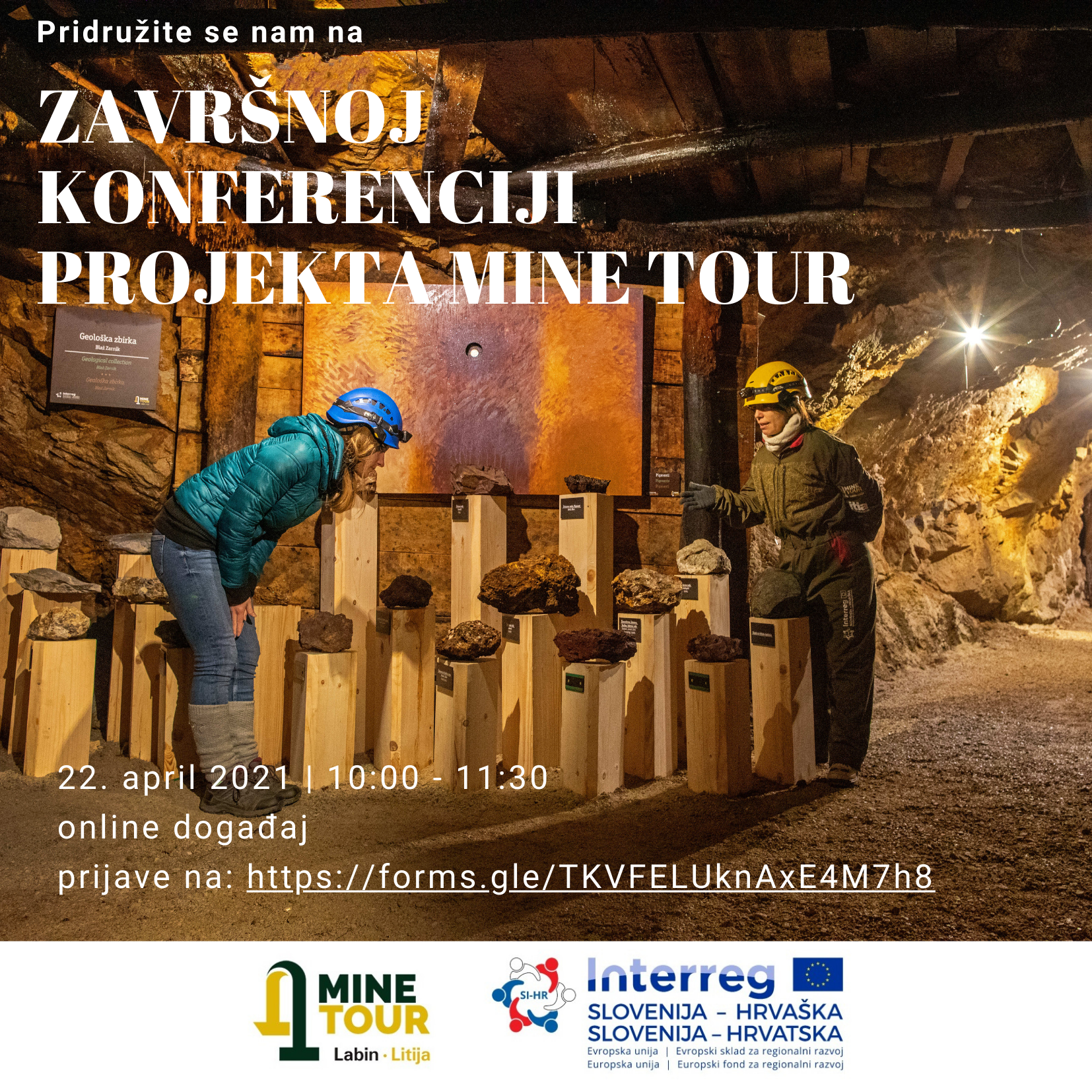 Poziv za sudjelovanje na završnoj konferenciji projekta MINE TOUR
